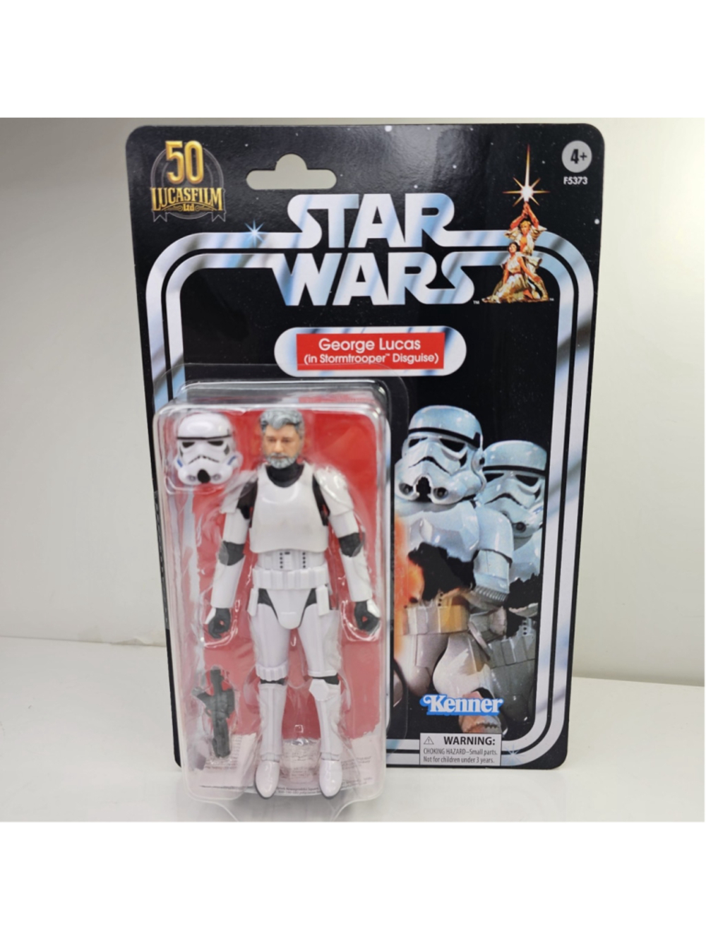 SEALED Star Wars: Black Series George Lucas In Stormtrooper Disguise Kenner 50th